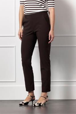 Studio Anneloes Anne Bonded Trousers 94819 Broek 8700 Espresso