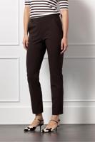 Studio Anneloes Anne Bonded Trousers 94819 Broek 8700 Espresso
