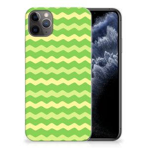 Apple iPhone 11 Pro Max TPU bumper Waves Green