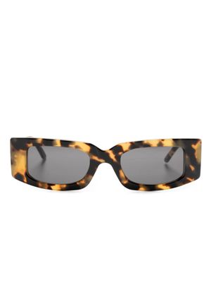 Sunnei lunettes de soleil Prototype à monture rectangulaire - Marron