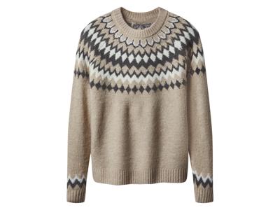 esmara Gebreide dames trui (Beige, L (44/46))