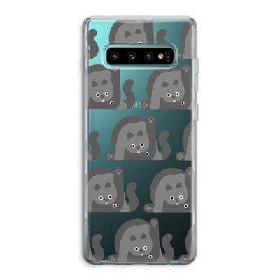 Cats: Samsung Galaxy S10 Plus Transparant Hoesje