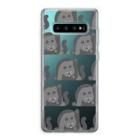 Cats: Samsung Galaxy S10 Plus Transparant Hoesje