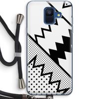 Pop Art #5: Samsung Galaxy A6 (2018) Transparant Hoesje met koord