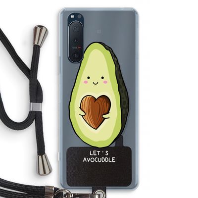 Avocuddle: Sony Xperia 5 II Transparant Hoesje met koord
