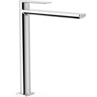 Wastafelkraan Tres Loft | Opbouw | Mengkraan | Hoog model | 1-hendel | Rond | Chroom