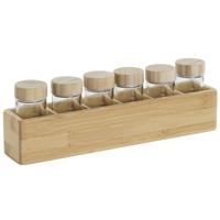 Kruidenrek van bamboe DKD Home Decor 32,5 x 6,5 x 6,5 cm