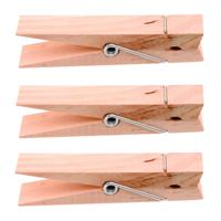 XXL Wasknijpers - 3x - 15 x 3,5 cm - hout - mega knijpers - hobby en organiseren