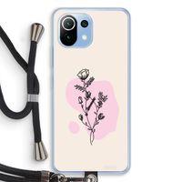 Roses are red: Xiaomi Mi 11 Lite Transparant Hoesje met koord