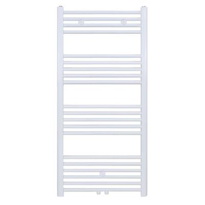 Handdoekradiator Belrad | 120x40 cm | Midden aansluiting | 458 watt | Wit