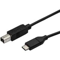 StarTech.com USB2CB3M 3m USB C USB B Zwart USB-kabel