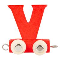 Small Foot - houten lettertrein kleur - v