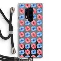 Klaproosjes: OnePlus 8 Pro Transparant Hoesje met koord
