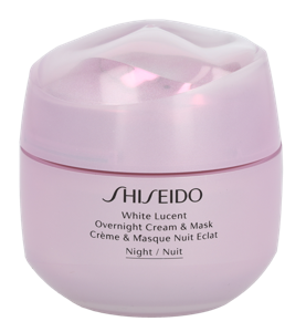 Shiseido White Lucent Overnight Cream & Mask 75ml Nacht crème Dames