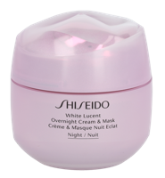 Shiseido White Lucent Overnight Cream & Mask 75ml Nacht crème Dames