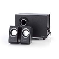 Nedis CSPR10021BK 2.1-stereo luidsprekersysteem voor PC 3.5 mm - thumbnail