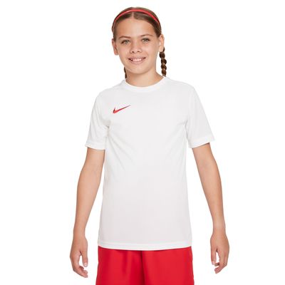 Nike Dri-FIT Park VII Voetbalshirt Kids Wit Rood