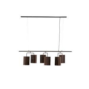 Light & Living - Hanglamp EDISA - 160x50x25cm - Bruin