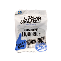 Zoete dropbolletjes/sweet liquorice suikervrij 100 Gram