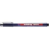 Edding 1800 profipen 0,1 4-180001001 Fineliner Zwart 0.25 mm 1 stuk(s)