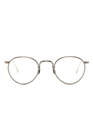Eyevan7285 lunettes de vue 717D à monture ronde - Or