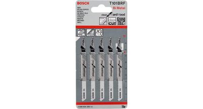 Bosch T 101 BRF Clean for Hard Wood decoupeerzaagbladen