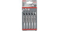 Bosch Accessories 2608634235 Decoupeerzaagblad T 101 BRF, Clean for Hard Wood, verpakking van 5 stuks 5 stuk(s) - thumbnail