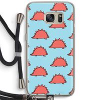 Dinosawrr: Samsung Galaxy S7 Transparant Hoesje met koord
