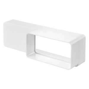 Kunststof Rechthoekig Verloop 204 X 60mm Naar 120 X 60mm - Asymmetrisch