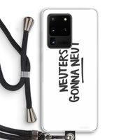 Neuters: Samsung Galaxy S20 Ultra Transparant Hoesje met koord
