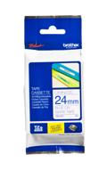 Labeltape brother ptouch tze253 24mm wit | 25 stuks