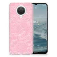 Nokia G20 | G10 | TPU Case | White Flowers