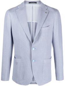 Tagliatore blazer en maille à simple boutonnage - Bleu