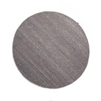 Nordic Weavers Rond wollen vloerkleed Lett - grijs - 250 cm rond