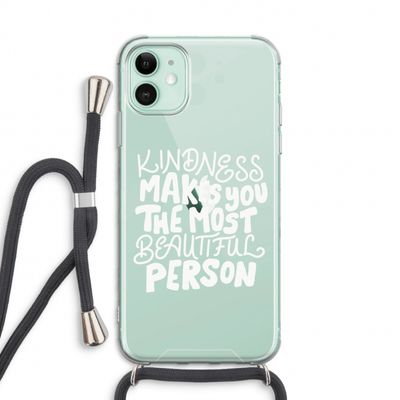 The prettiest: iPhone 11 Transparant Hoesje met koord