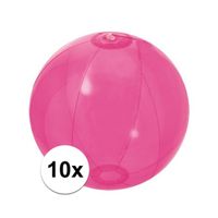 10x Roze strandbal   -