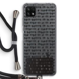 Crazy shapes: Samsung Galaxy A22 5G Transparant Hoesje met koord