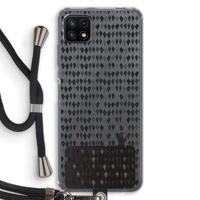 Crazy shapes: Samsung Galaxy A22 5G Transparant Hoesje met koord