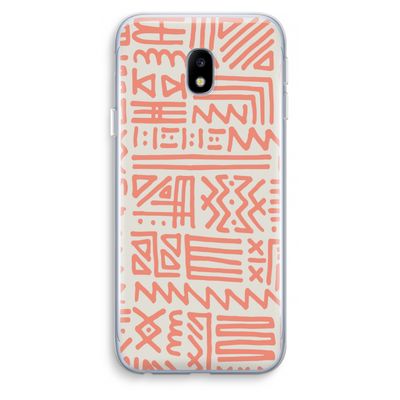 Marrakech Pink: Samsung Galaxy J3 (2017) Transparant Hoesje