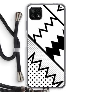 Pop Art #5: Samsung Galaxy A22 5G Transparant Hoesje met koord