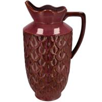 Daan Kromhout Vaas boa met handvat rood 45 cm | 2 stuks