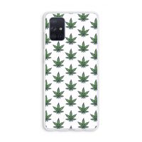 Weed: Galaxy A71 Transparant Hoesje
