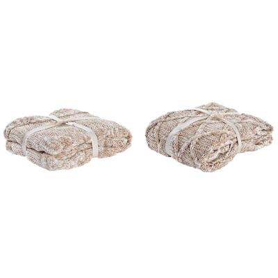 Dekbedden DKD Home Decor Licht Roze 150 x 125 x 1 cm (2 Stuks)