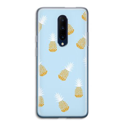 Ananasjes: OnePlus 7 Pro Transparant Hoesje