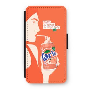 Peach please!: iPhone XS Flip Hoesje