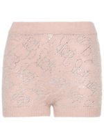 Blumarine short court à motif monogrammé - Rose