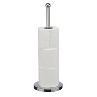 1x RVS wc/toiletrol houders 42 cm - Toiletrolhouders - thumbnail