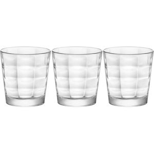 Bormioli Rocco waterglazen/drinkglazen - 3x stuks - 240 ml - transparant