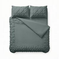 Sleeptime Border Pintuck Groen 240 x 200/220 cm