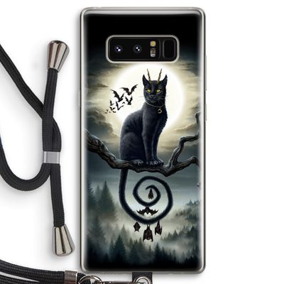 Moonlight Companions: Samsung Galaxy Note 8 Transparant Hoesje met koord